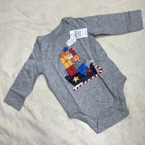 Baby Gap 6-12 months Christmas Sleigh Onesie Unisex
